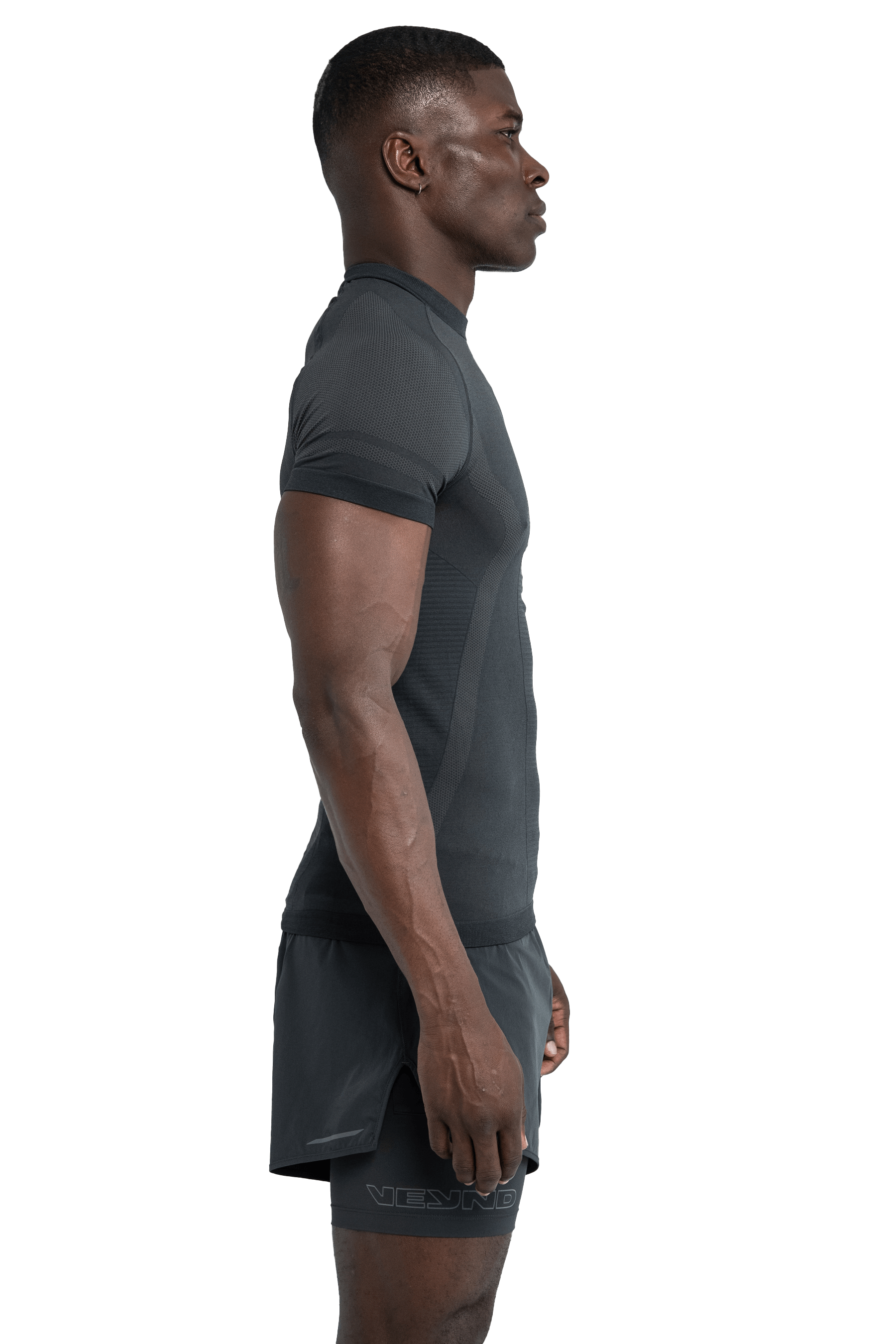 טי שירט SEAMLESS - Dark Gray