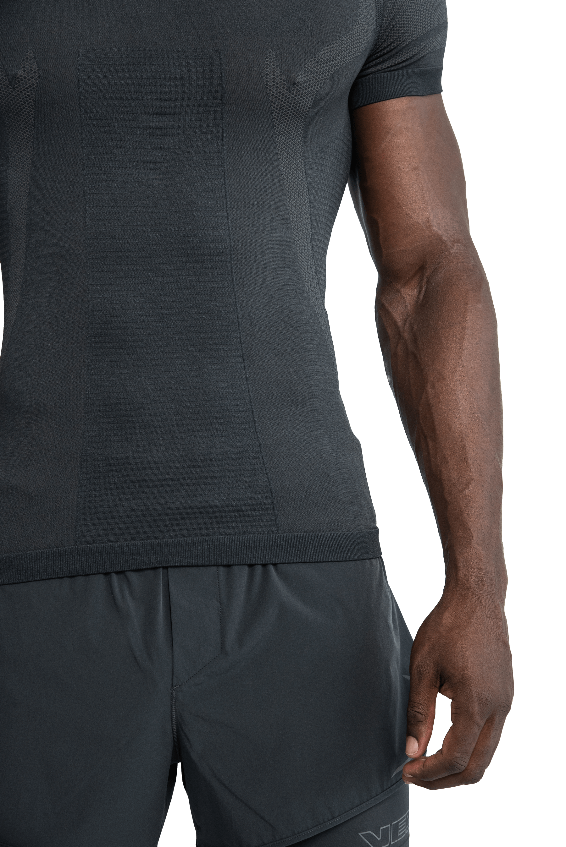 טי שירט SEAMLESS - Dark Gray