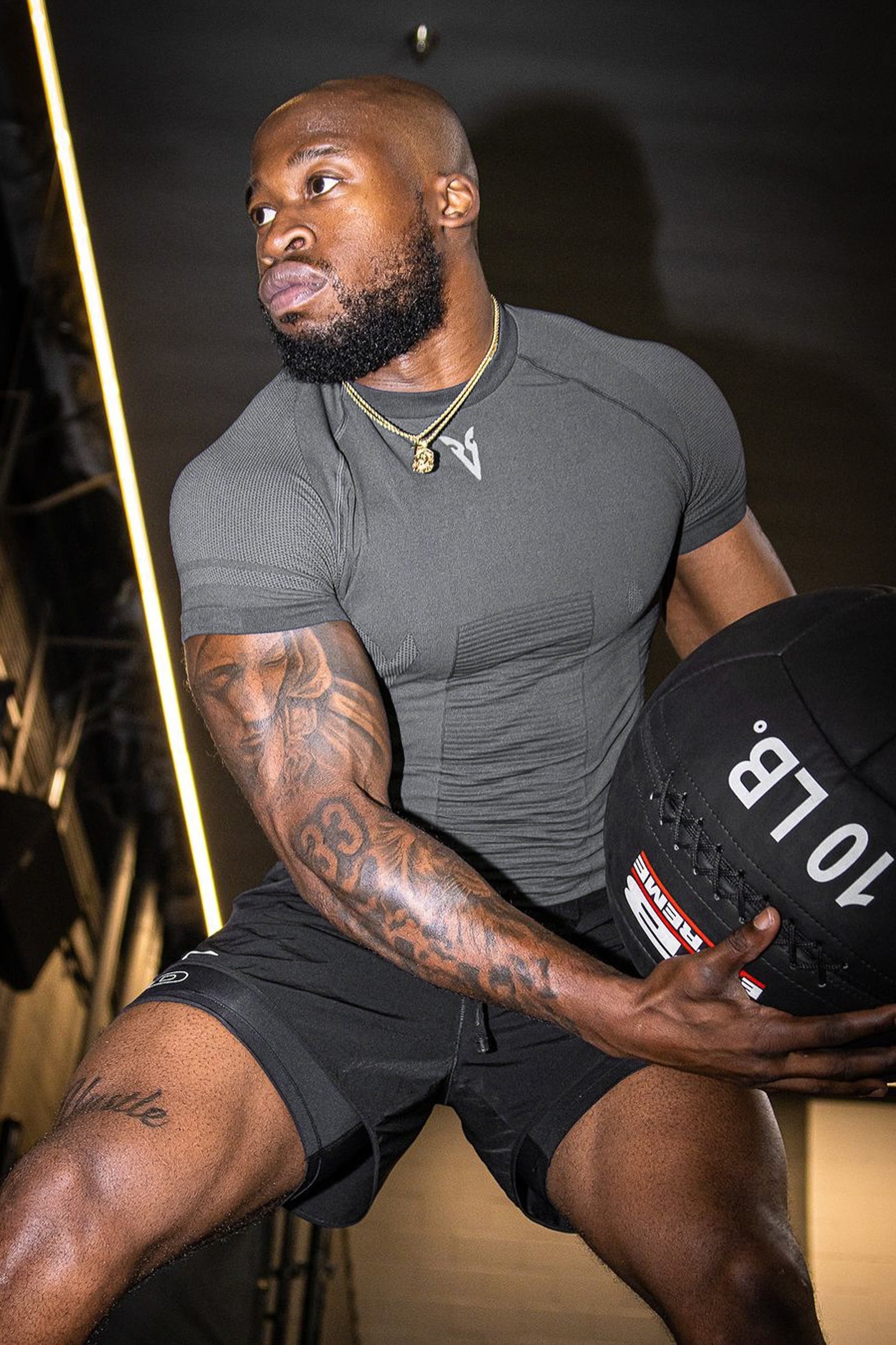 טי שירט SEAMLESS - Dark Gray
