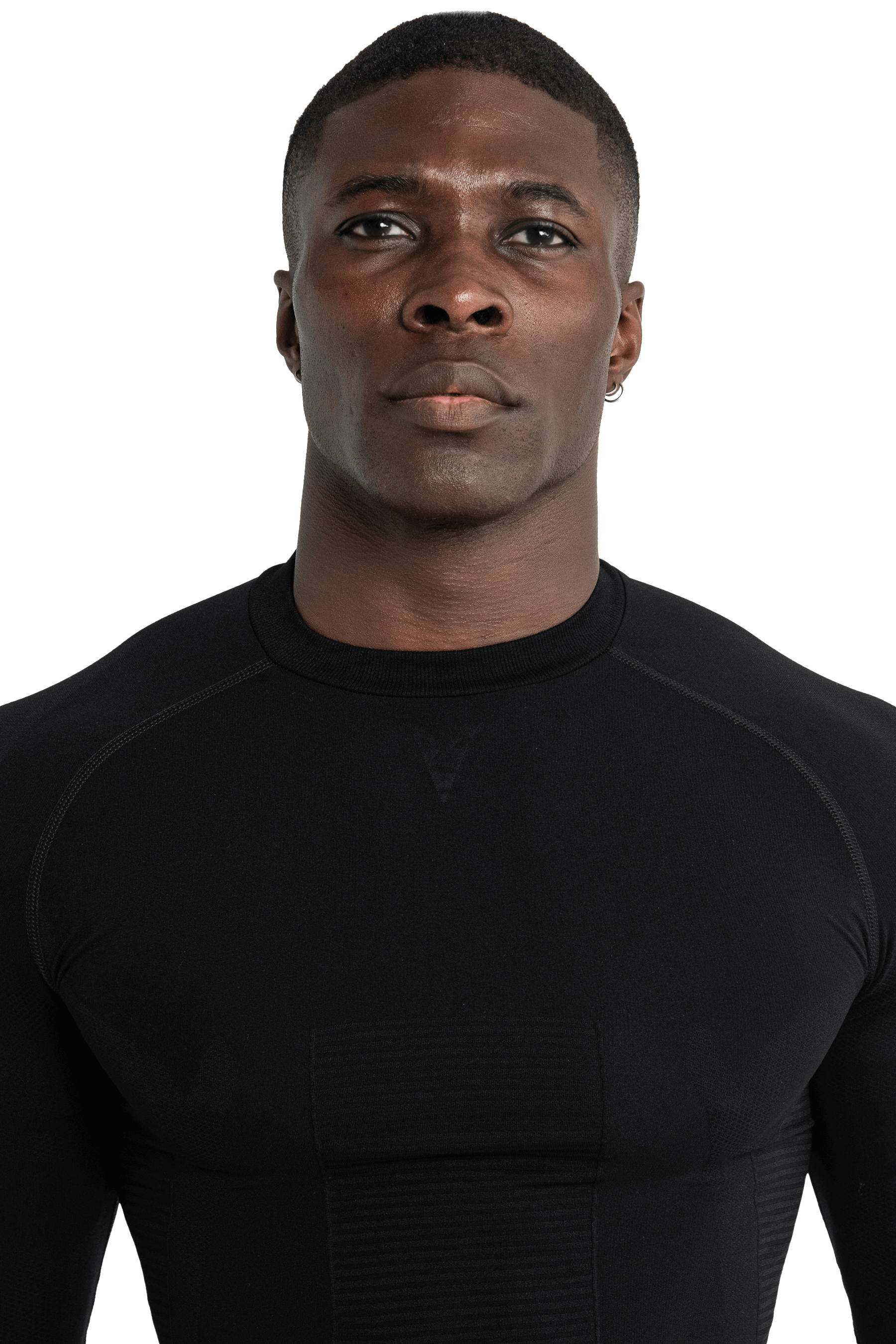 טי שירט שרוול ארוך SEAMLESS - Black